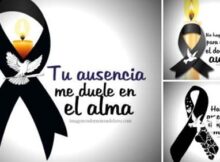 10 lazos de luto tu ausencia me duele