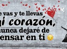 nunca dejare de pensar en ti