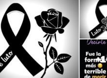 moños de luto con rosas
