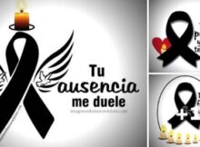 10 lazos de luto con frases tu ausencia me duele