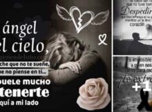 10 imagenes de luto te extraño mi angel del cielo