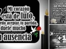 10 imagenesde luto me duele tu ausencia