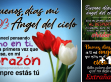 maneci pensando en ti mi angel del cielo