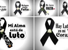 lazos d e luto con frases