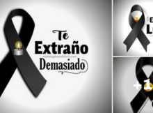 lazos de luto te extraño