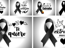 LAZOS DE LUTO CON MENSAJES