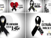 lazos de luto por un ser querido