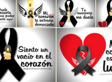 lazos de luto corazon de luto