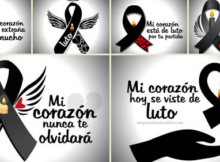 lazos de luto en el corazón